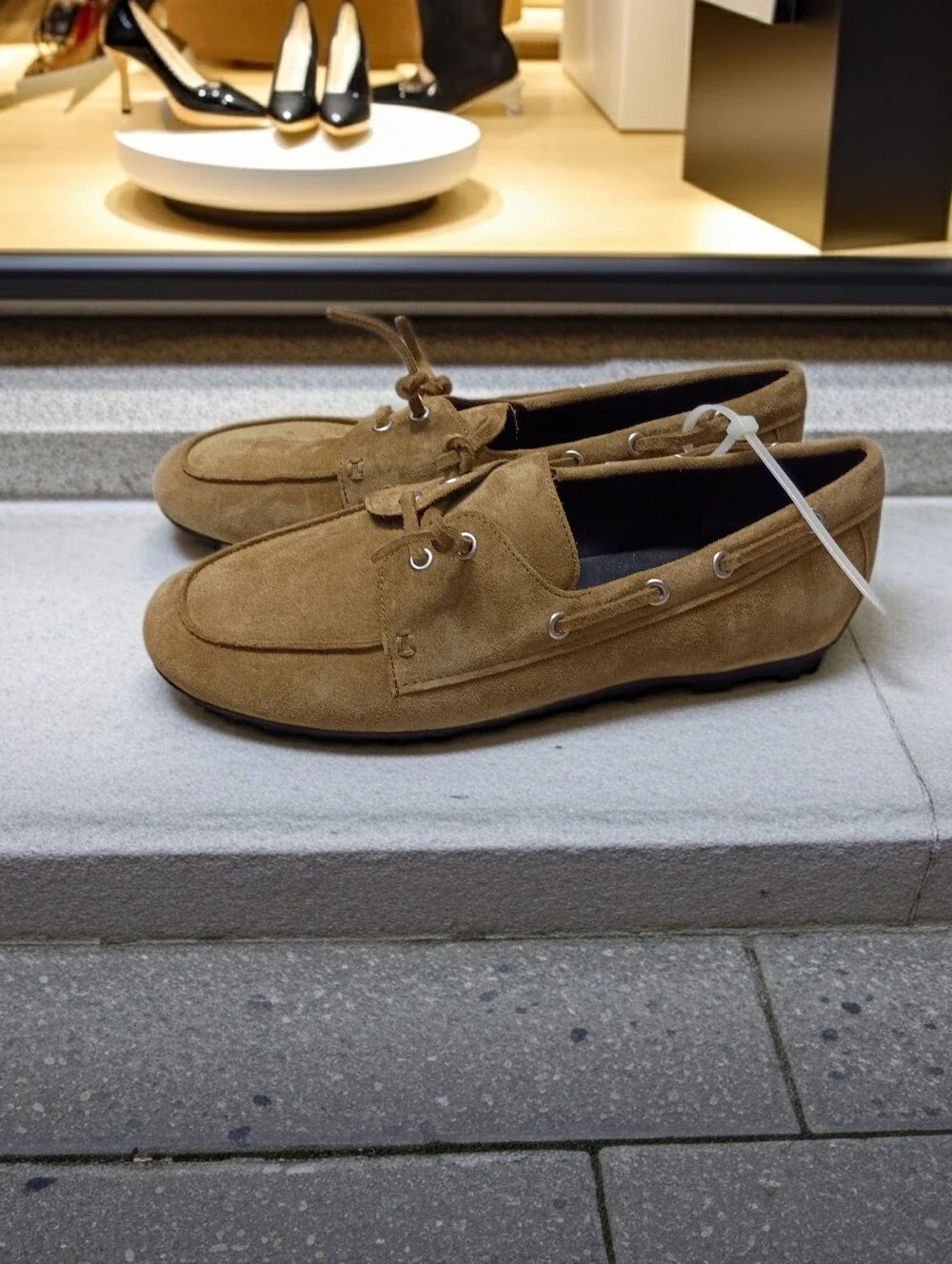 Vince Marin Women's Suede Slip On Boat Shoes Size 7